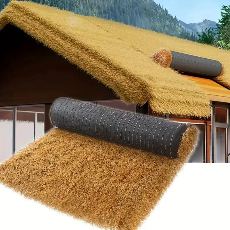 Palm Leaf Dried - Artificial Thatched Roof Roll Plastic Synthetic