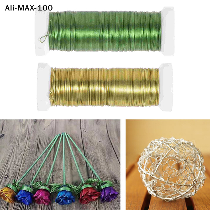 Wire Stem Florist - 【MA3】Crafts Wires Florist Flower Wire Stems
