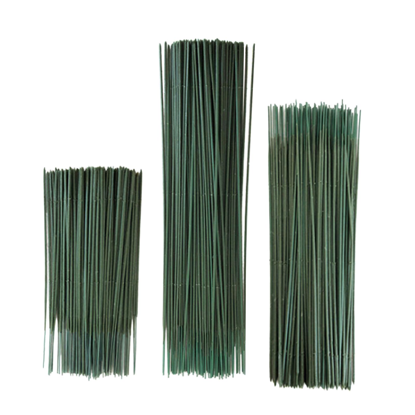 Wire Stem Florist - 100x Artificial Flower Stems Floral Rod