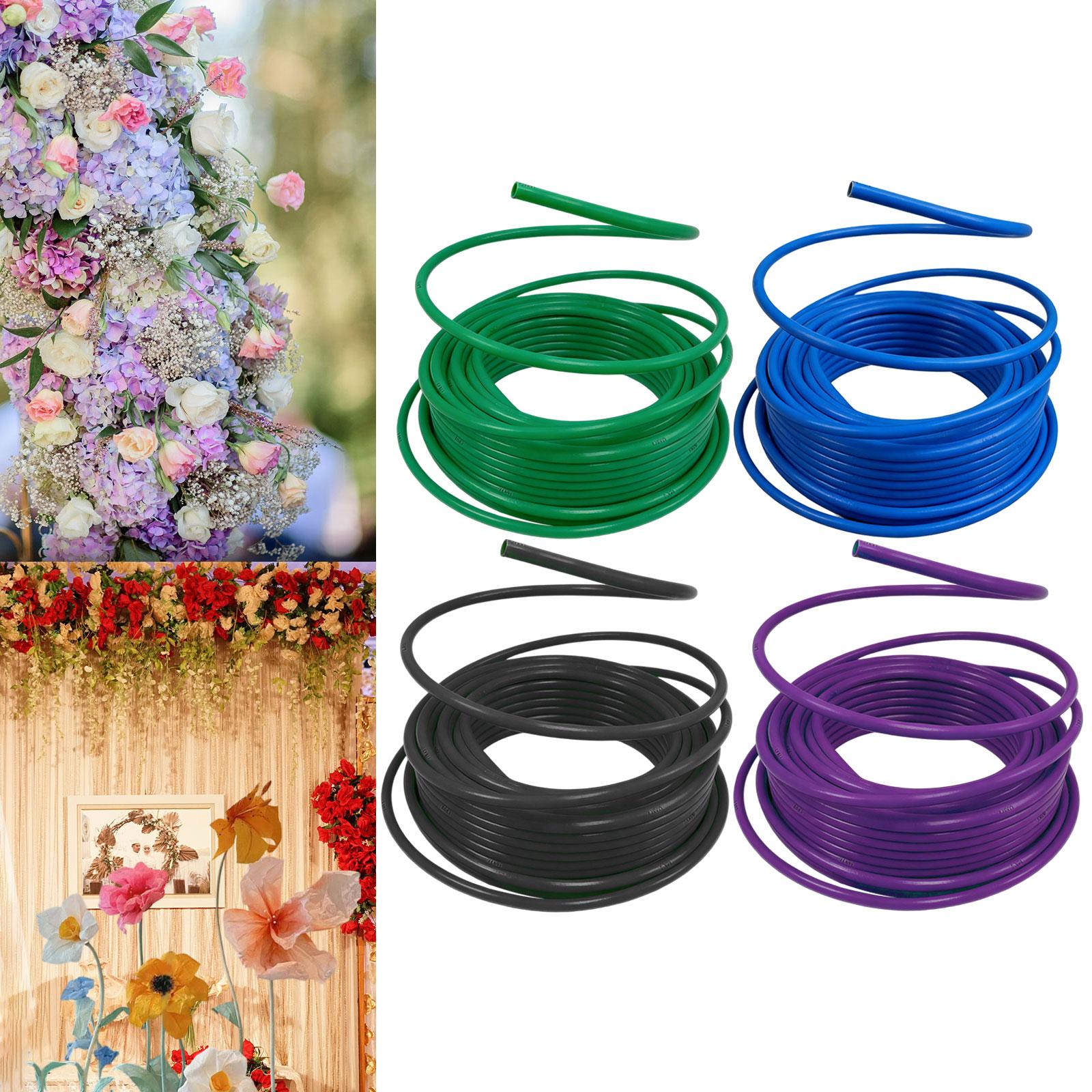 DIY Bouquet Floral Stems Tube  - Wire Stem Florist reseña y precio