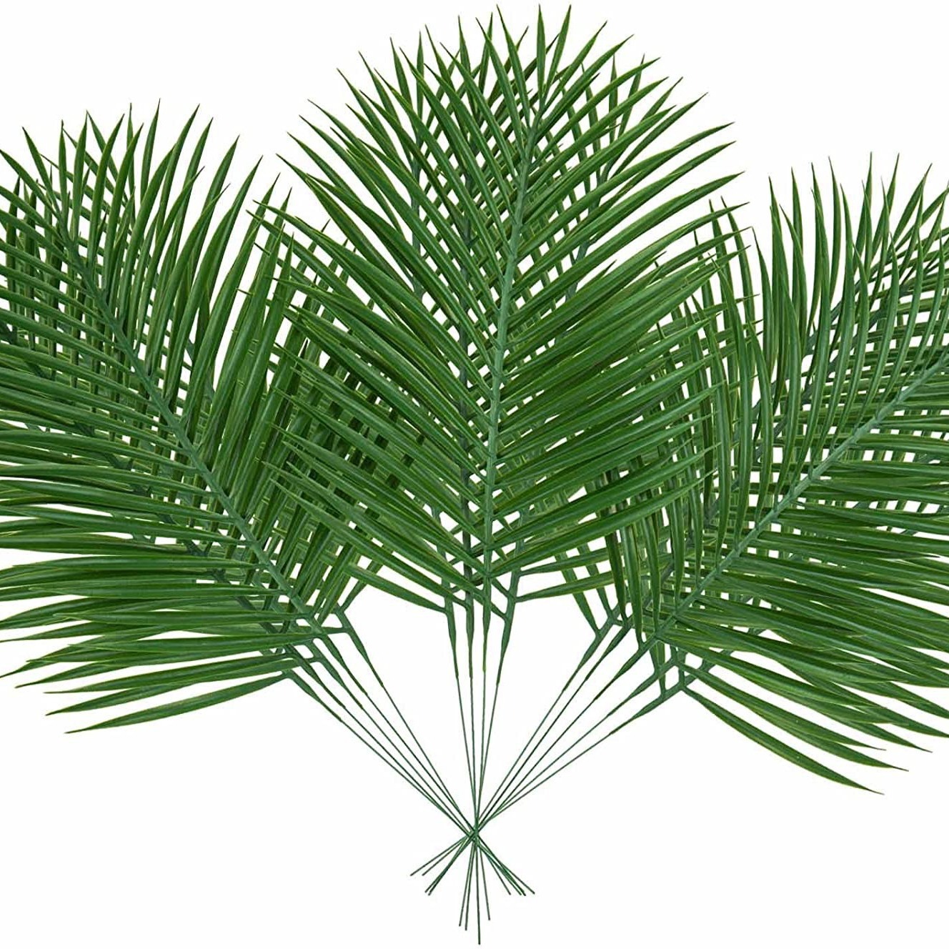 5pcs Golden Artificial Palm Le - Palm Leaf Dried reseña y precio