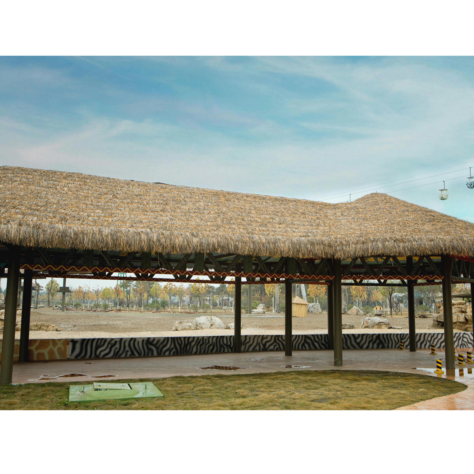 Palm Thatch Roll Artificial Pa - Palm Leaf Dried reseña y precio