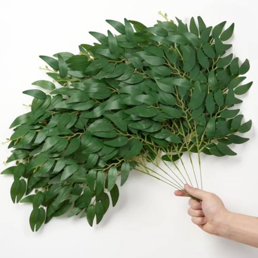 Artificial Italian Ruscus Gree - Ruscus Stem Faux reseña y precio