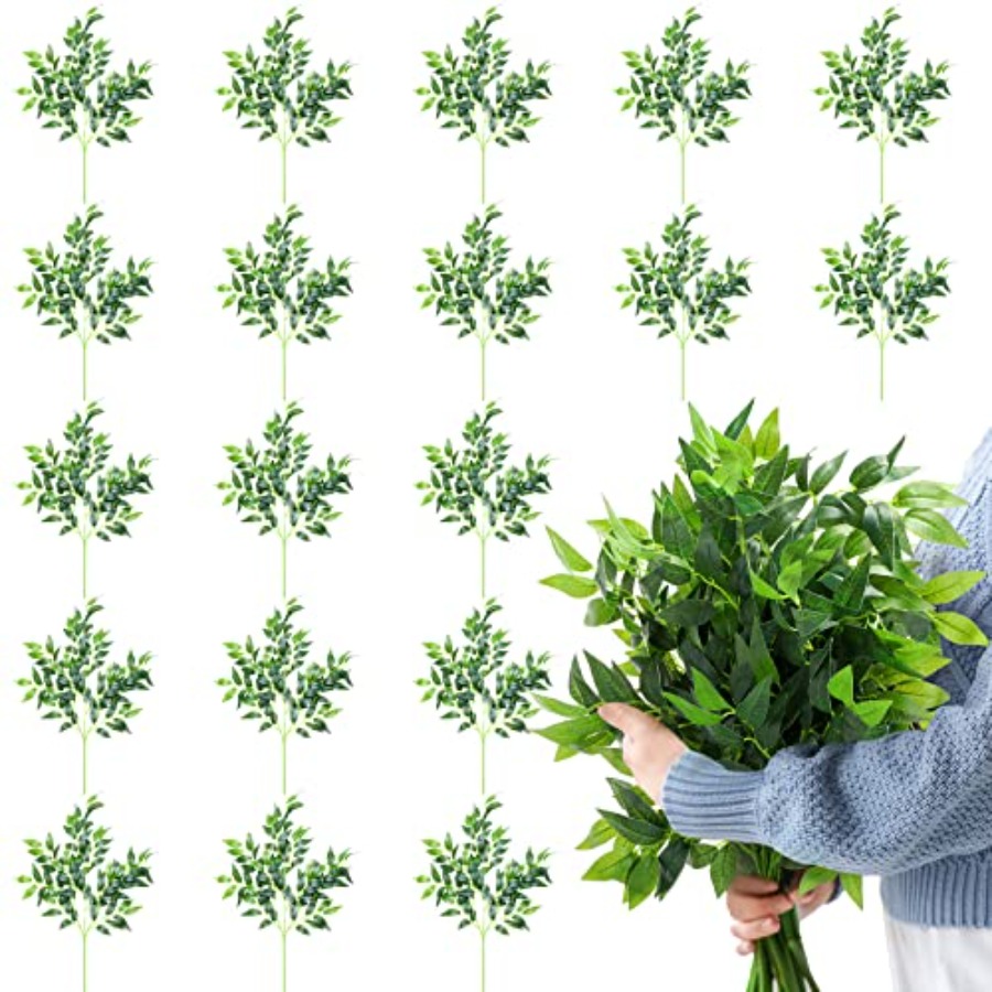 Pcs Artificial Italian Ruscus  - Ruscus Stem Faux reseña y precio