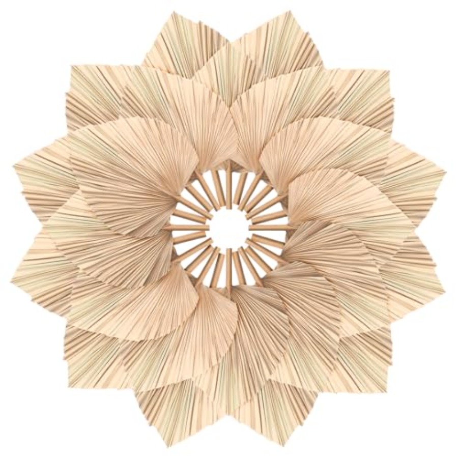 24 Pcs Dried Palm Leaves Artif - Palm Leaf Dried reseña y precio