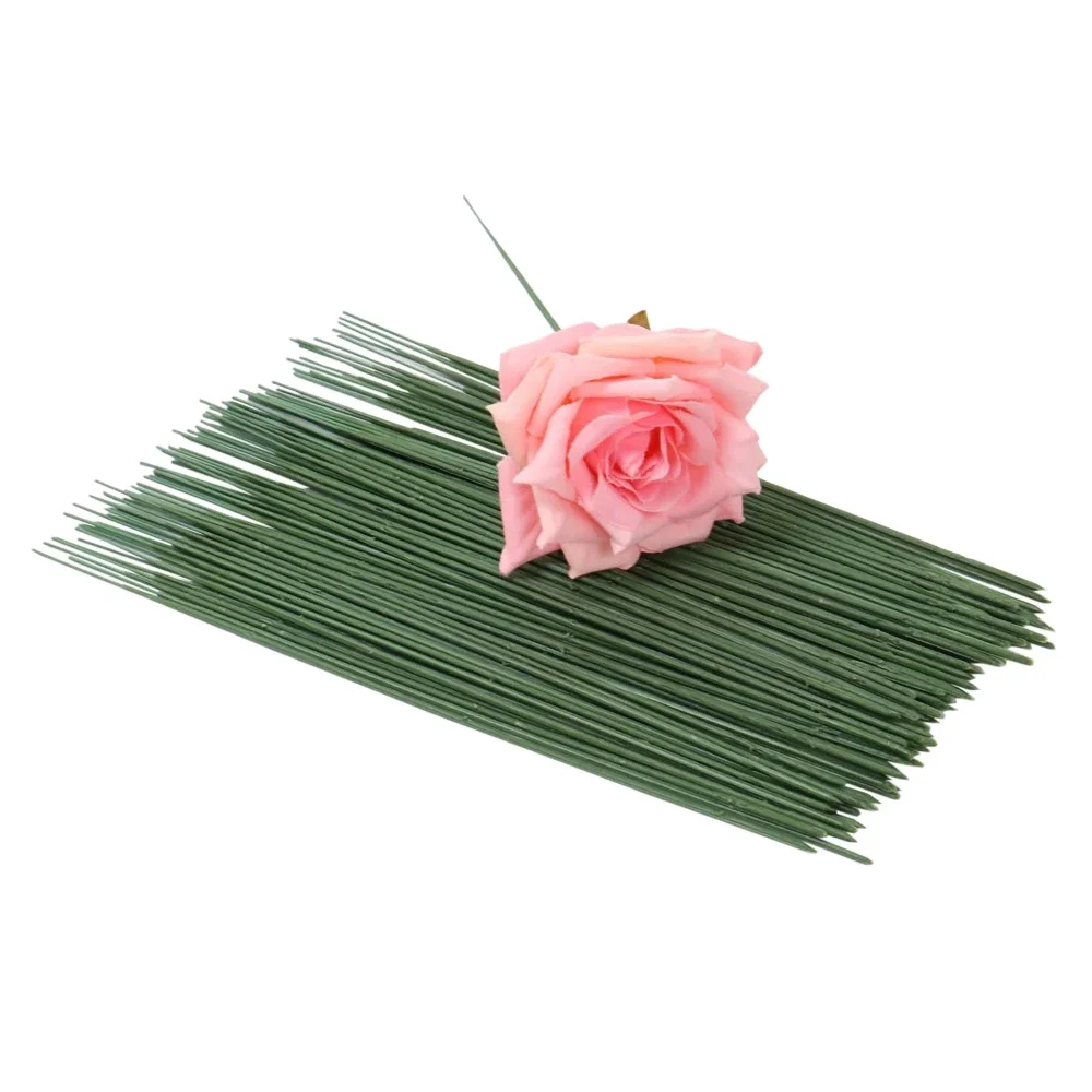 100PCS Artificial Potted Stem  - Wire Stem Florist reseña y precio