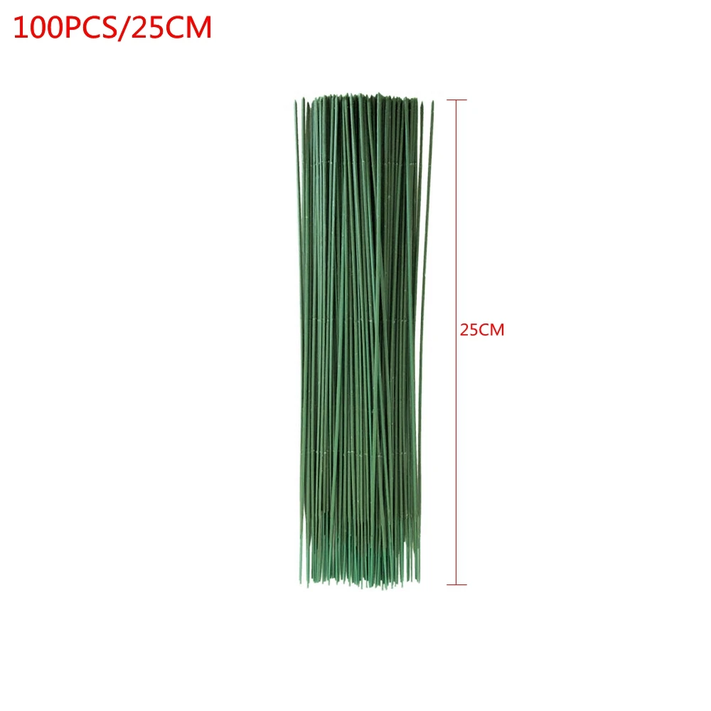 100PCS Artificial Potted Stem  - Wire Stem Florist reseña y precio