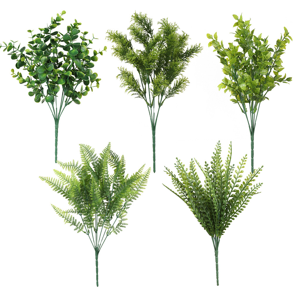 7 Branches Green  Artificial P - Palm Leaf Dried reseña y precio