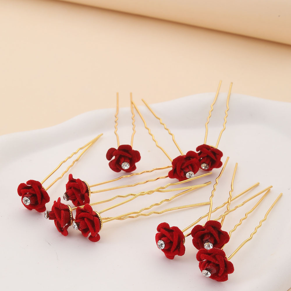 10Pcs Rose Hair Accessories We - Supply Florist reseña y precio