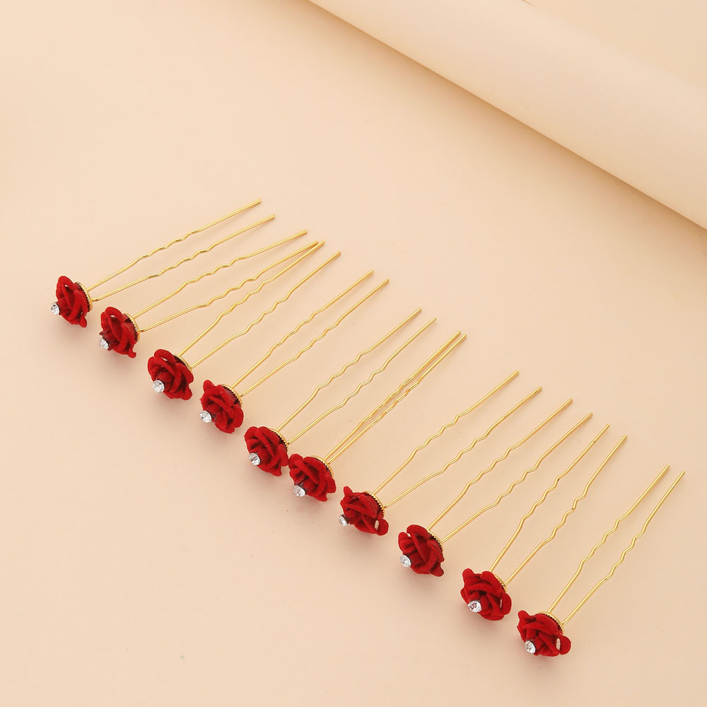 10Pcs Rose Hair Accessories We - Supply Florist reseña y precio