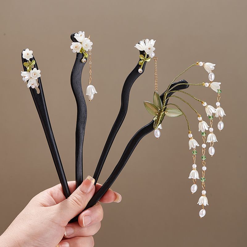 Wooden Flower Hairpin Vintage  - Supply Florist reseña y precio