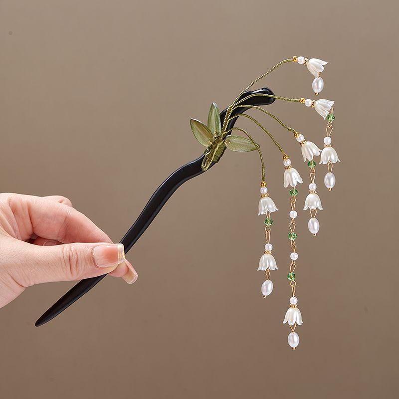 Wooden Flower Hairpin Vintage  - Supply Florist reseña y precio