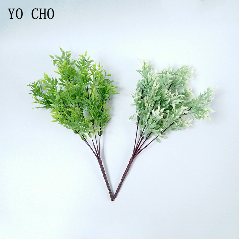 YO CHO Artificial Flowers 5for - Palm Leaf Dried reseña y precio