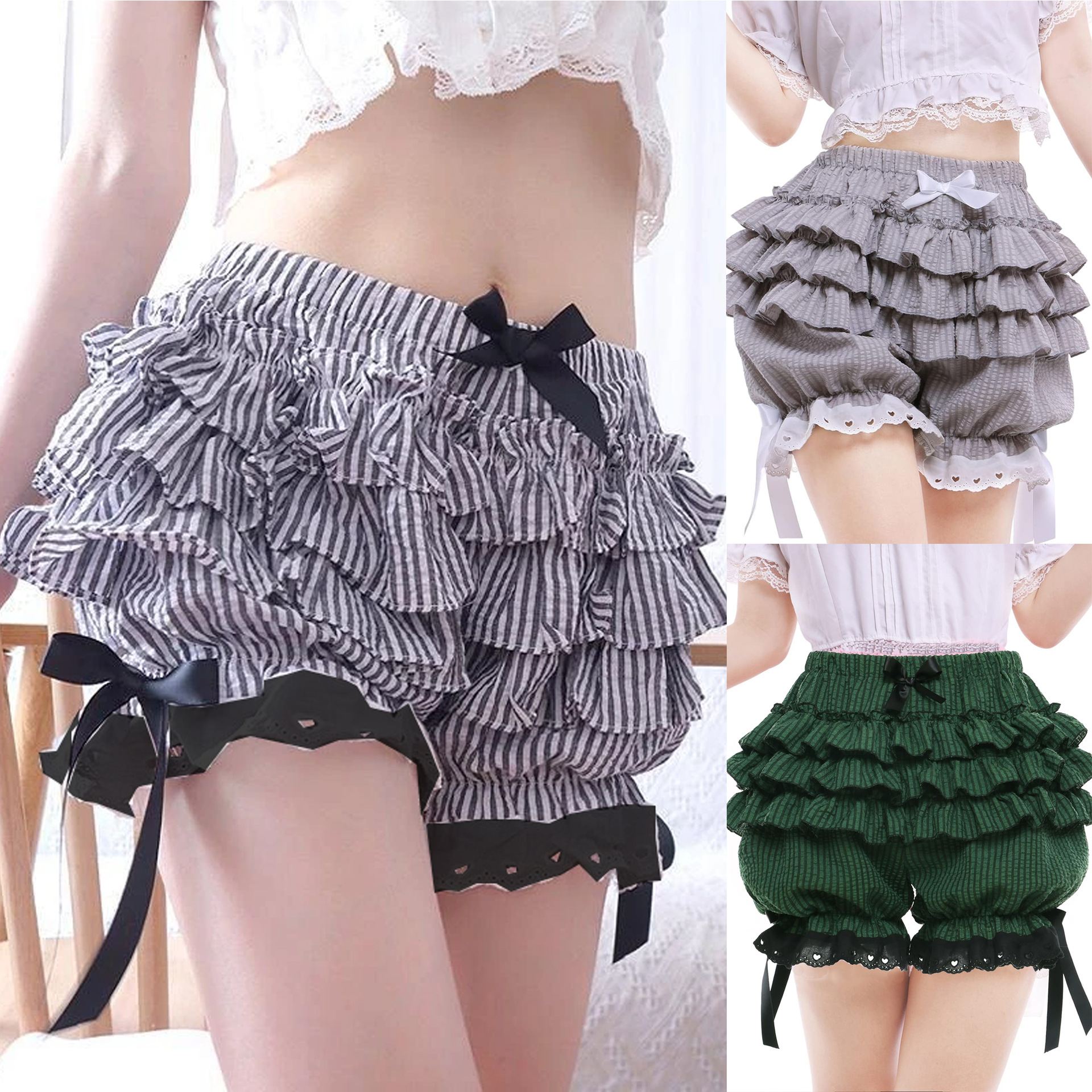 Lolita pants cute strap bow-kn - Supply Florist reseña y precio