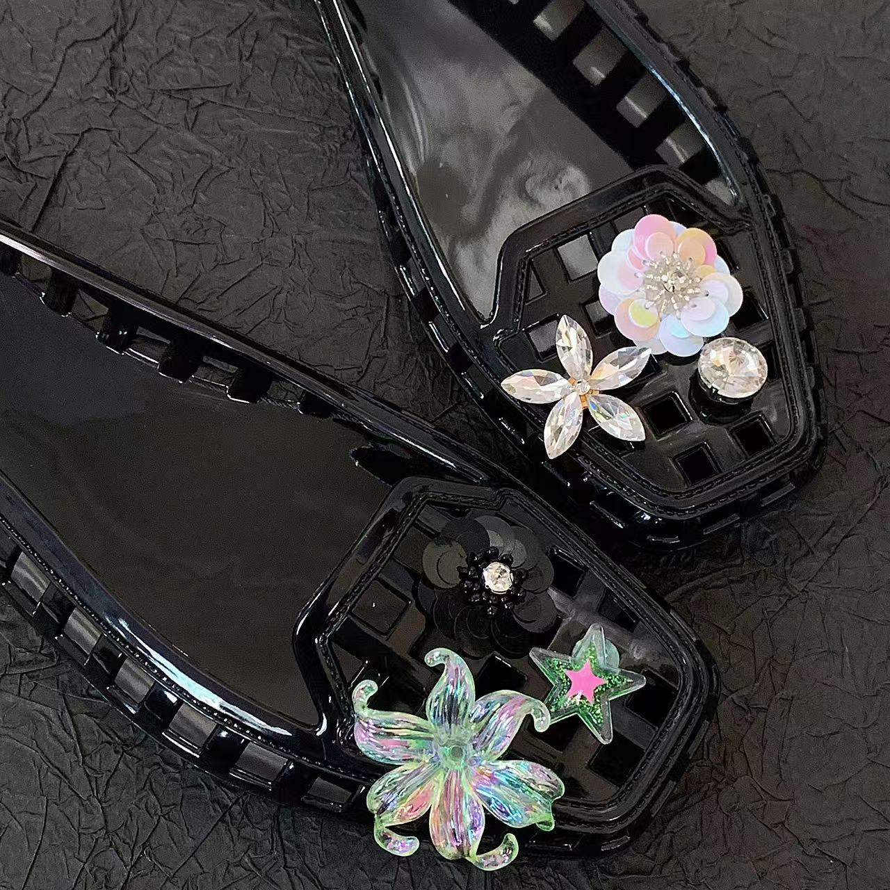 Jelly Crystal Shoes for Women, - Supply Florist reseña y precio