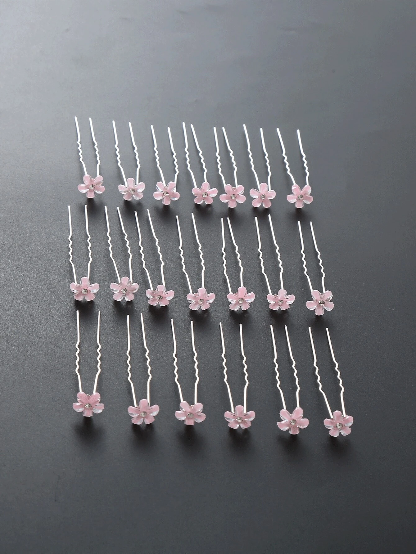 20pcs Women Pink Flower Hairpi - Supply Florist reseña y precio