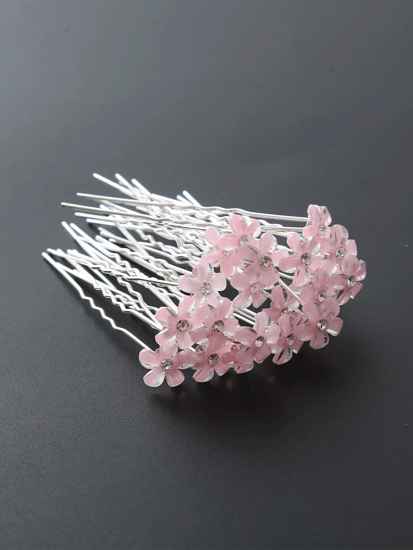 20pcs Women Pink Flower Hairpi - Supply Florist reseña y precio