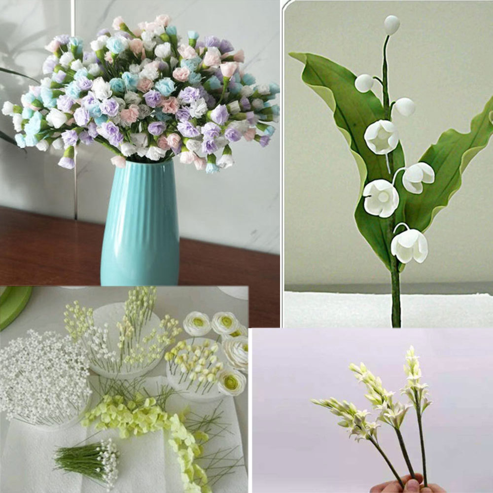 50pcs/lot 26# 0.45mm Floral St - Wire Stem Florist reseña y precio