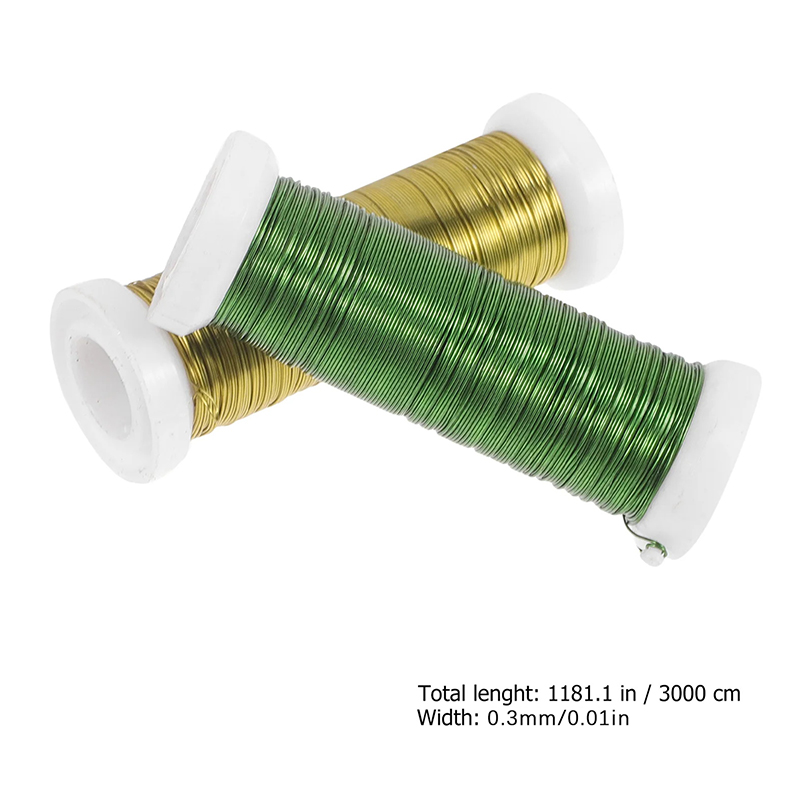 1PCS 30M Crafts Wires Florist  - Wire Stem Florist reseña y precio