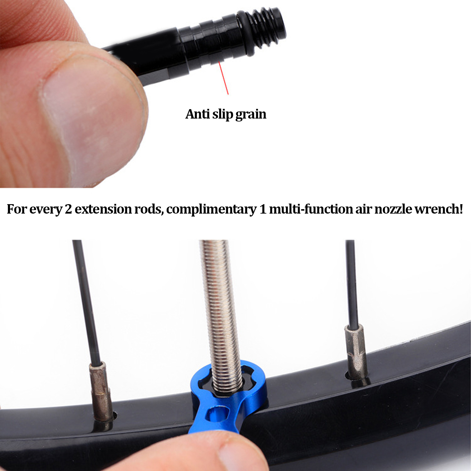 Road Bike French Valve Extende - Stem Extender Tube reseña y precio
