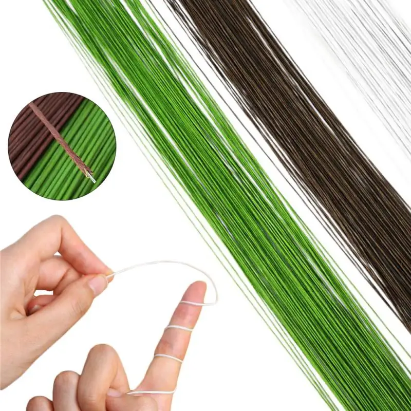 22/20 Gauge LightGreen Floral  - Wire Stem Florist reseña y precio