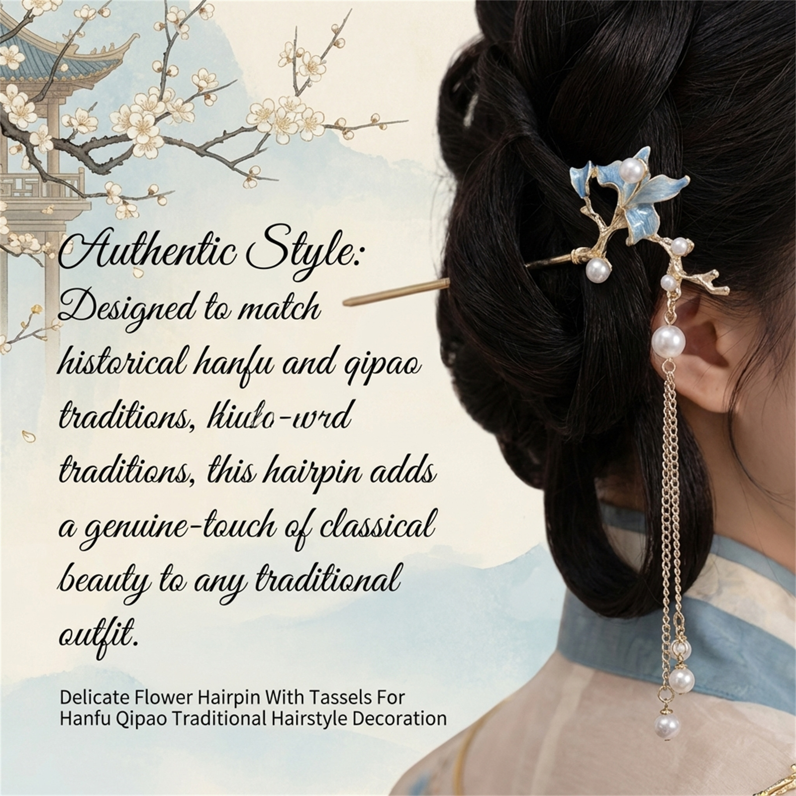 New Chinese Style Antique Hair - Supply Florist reseña y precio