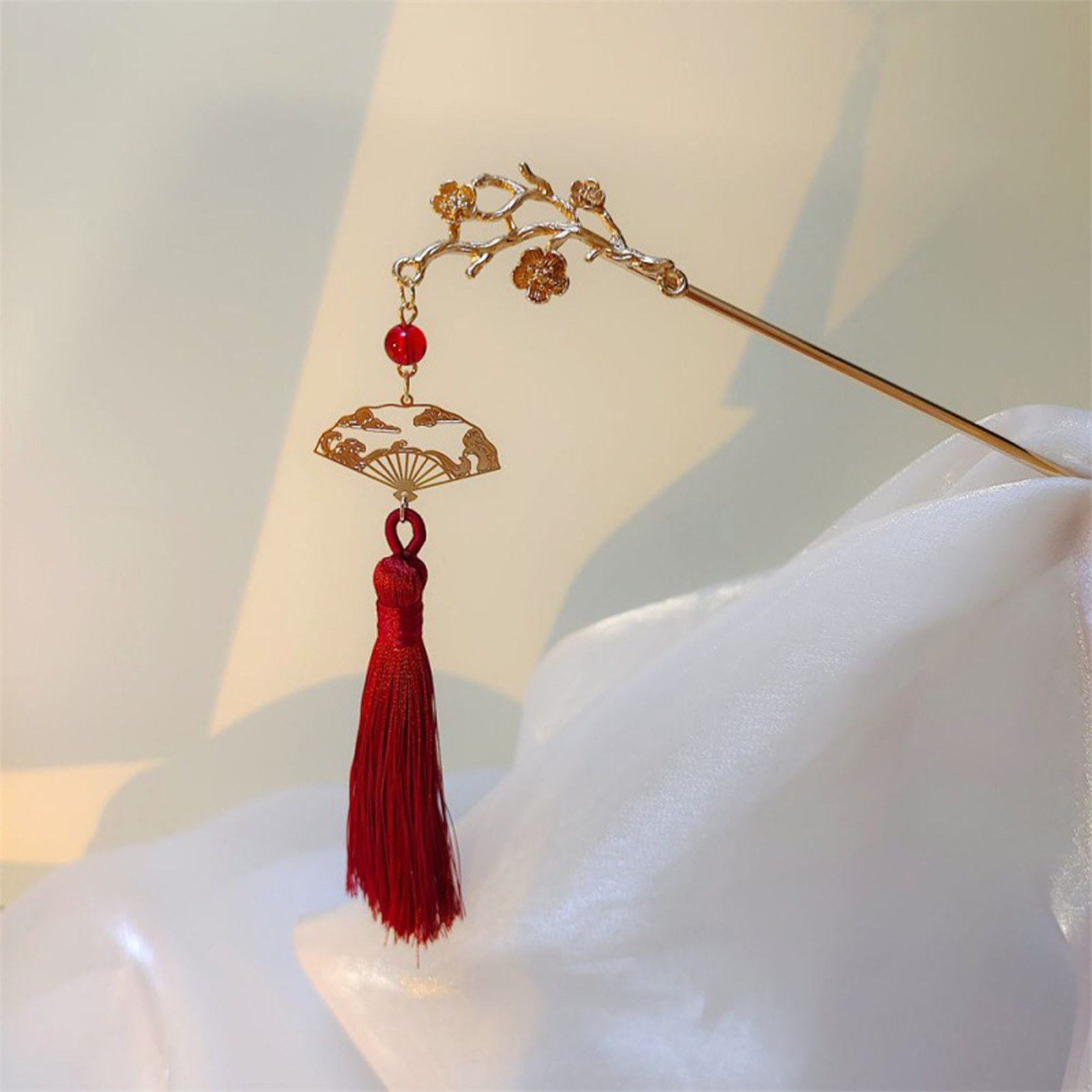 Retro Flower Tassel Hairpin Fo - Supply Florist reseña y precio