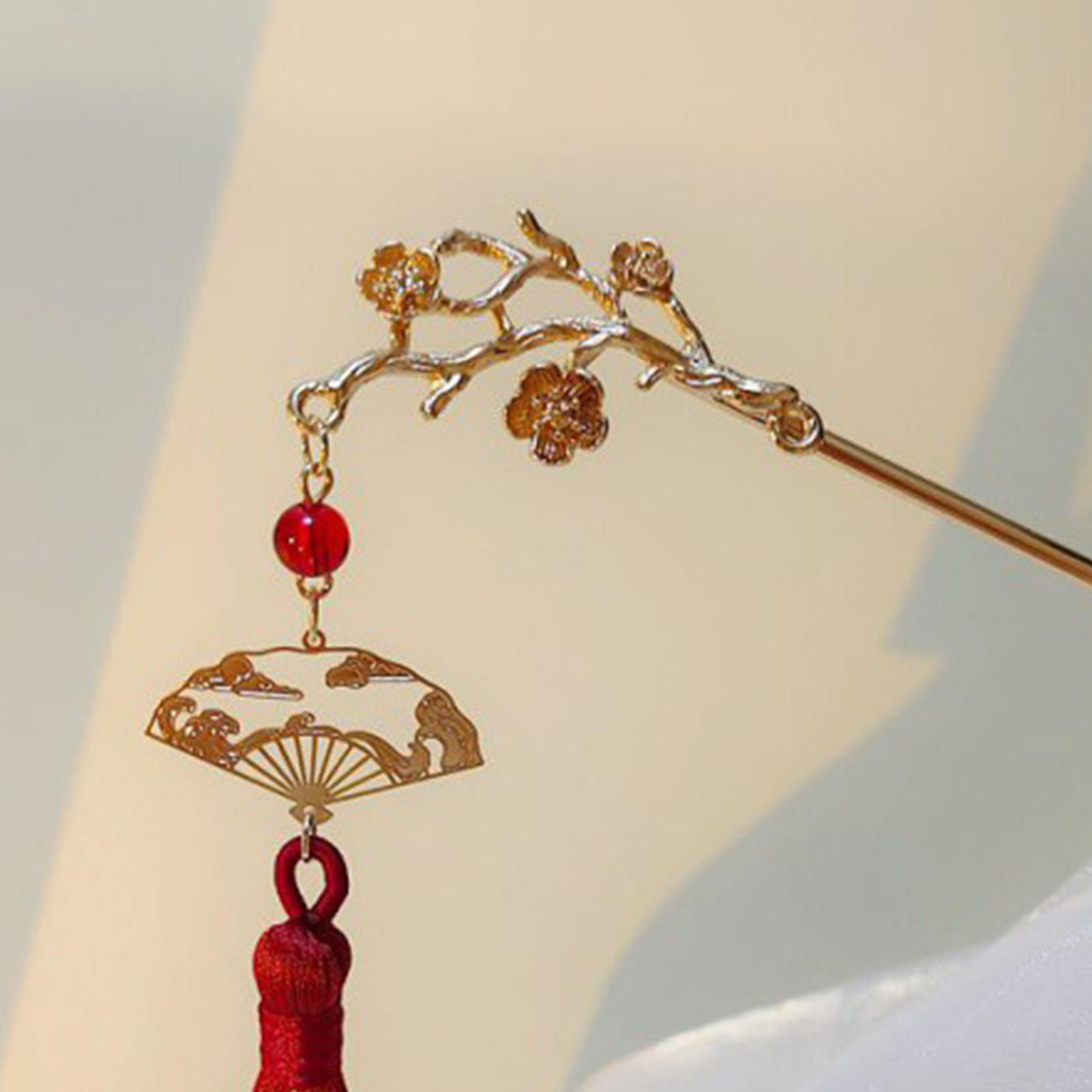 Retro Flower Tassel Hairpin Fo - Supply Florist reseña y precio