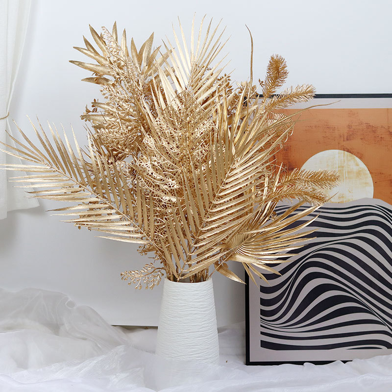 95CM Gold Artificial Plants Eu - Palm Leaf Dried reseña y precio