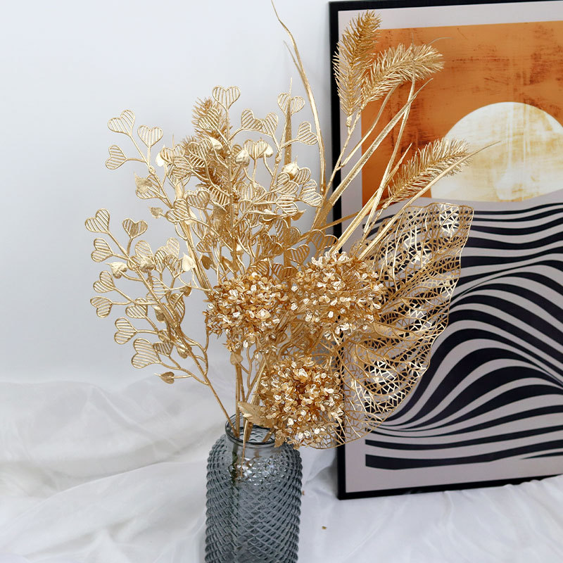 95CM Gold Artificial Plants Eu - Palm Leaf Dried reseña y precio