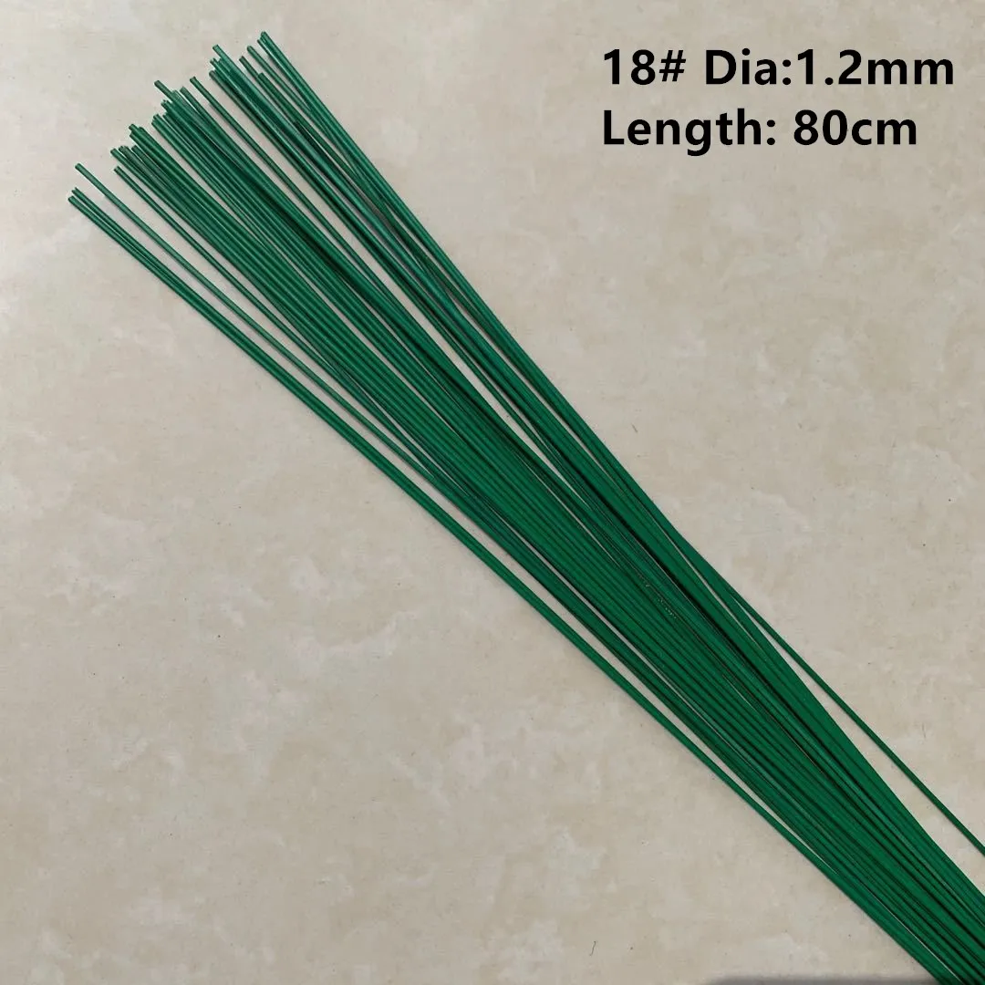 2# 2mm/1.2mm 30pcs 80cm Length - Wire Stem Florist reseña y precio