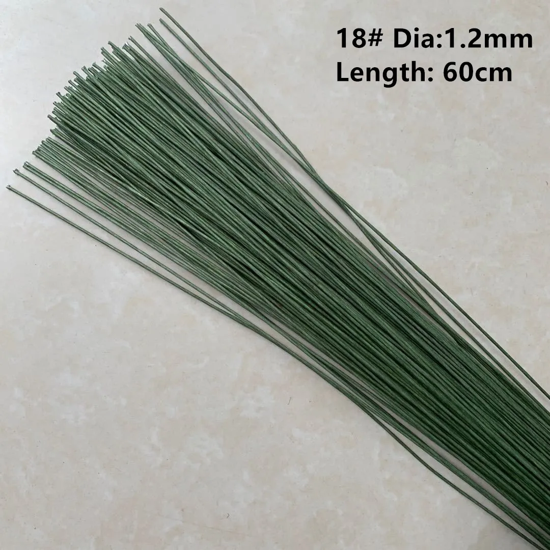 2# 2mm/1.2mm 30pcs 80cm Length - Wire Stem Florist reseña y precio