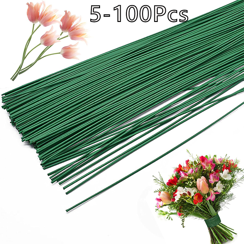 5-100Pcs Mini Green Floral Wir - Wire Stem Florist reseña y precio
