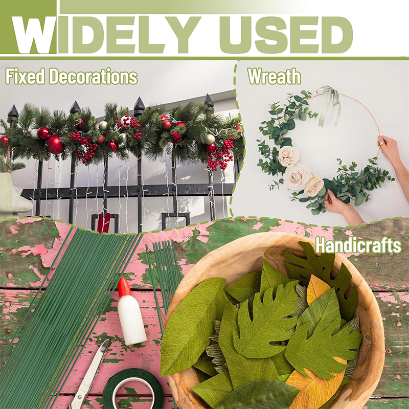 5-100Pcs Mini Green Floral Wir - Wire Stem Florist reseña y precio