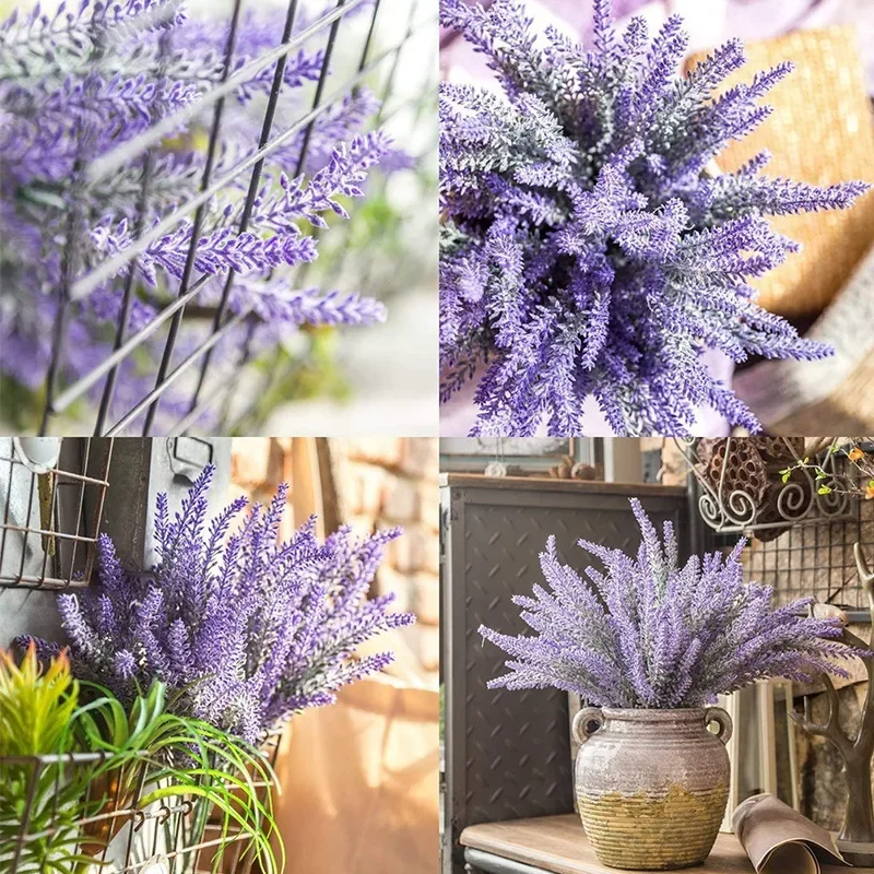 1 Bundle Purple Artificial Lav - Palm Leaf Dried reseña y precio