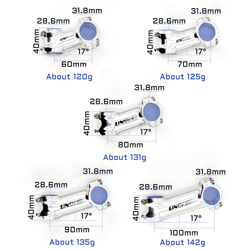 UNO Road Bike Stem 17 Degree M - Stem Extender Tube reseña y precio