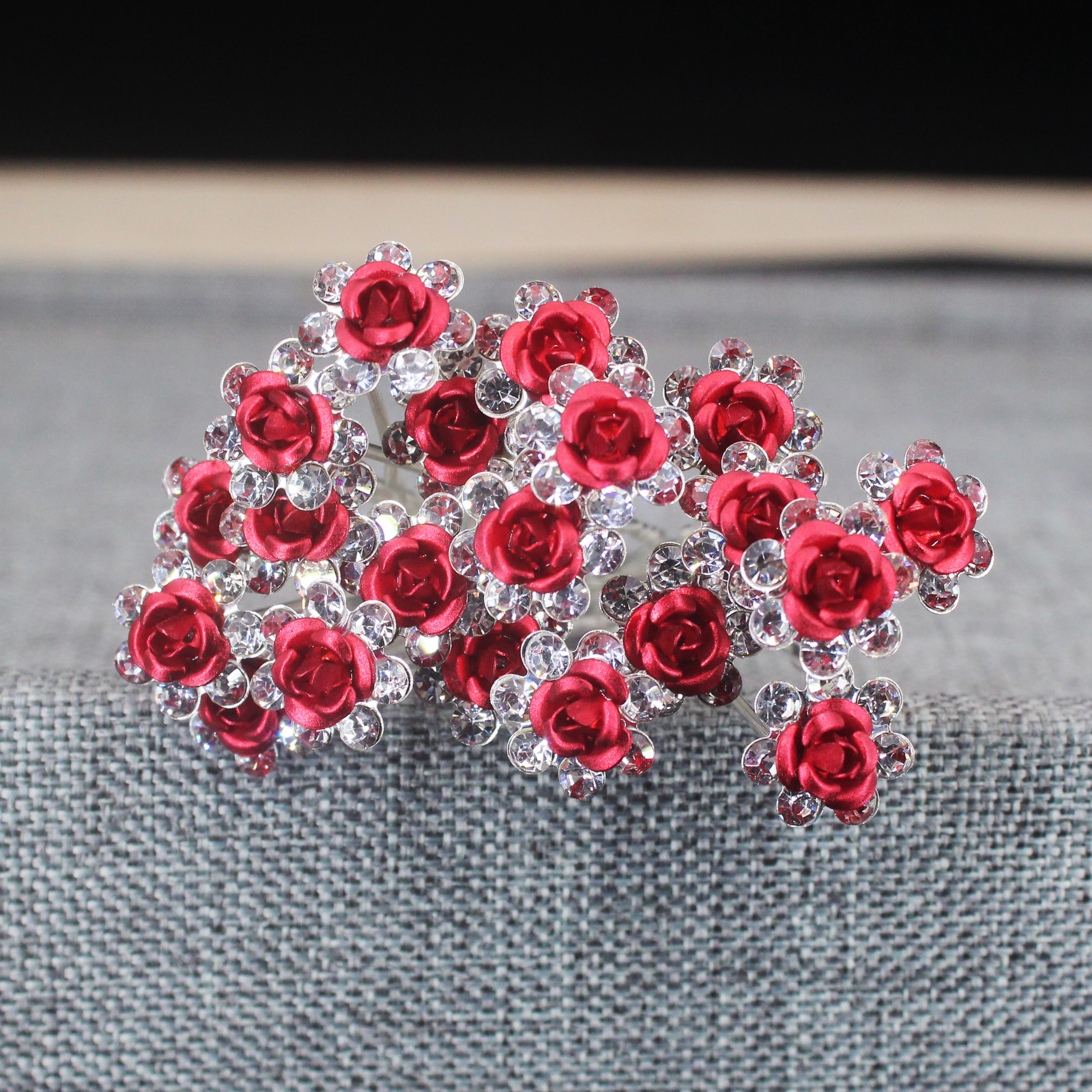 20PCS Rose Flower Rhinestone H - Supply Florist reseña y precio