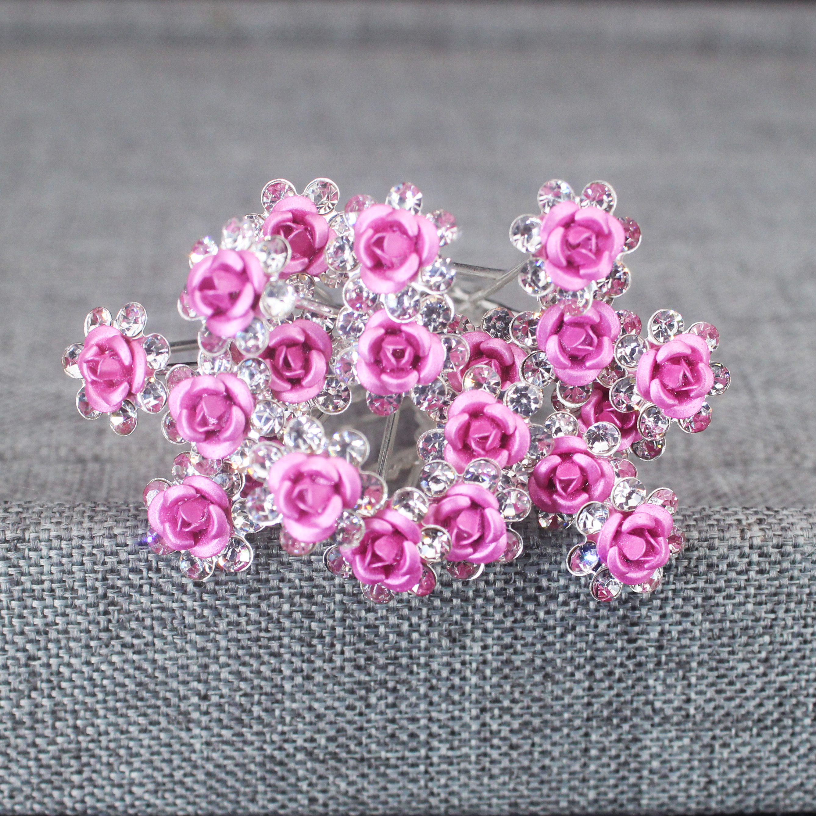 20PCS Rose Flower Rhinestone H - Supply Florist reseña y precio
