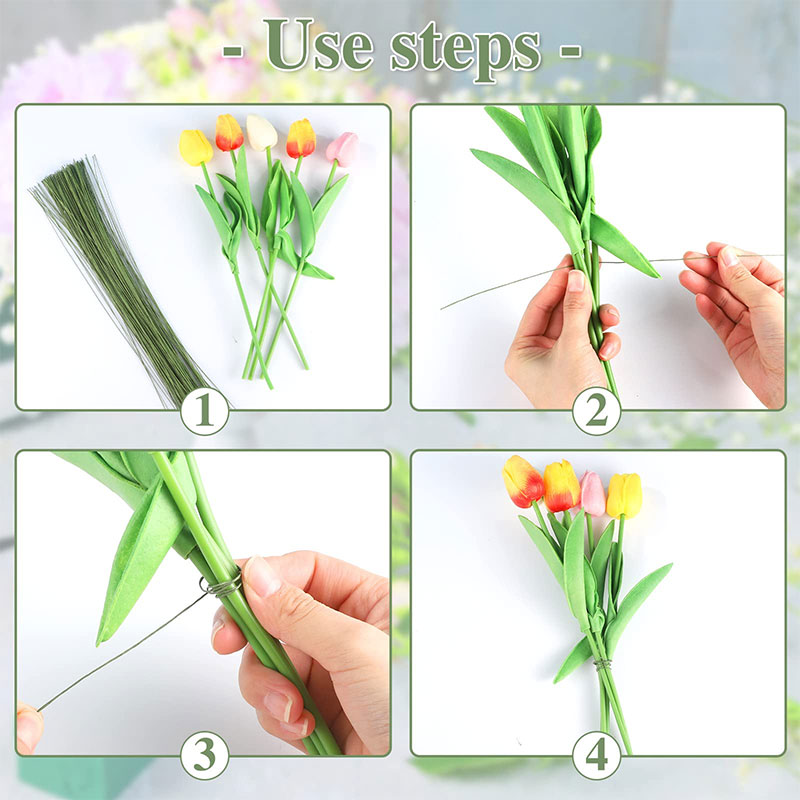 100Pcs Floral Wire High Qualit - Wire Stem Florist reseña y precio