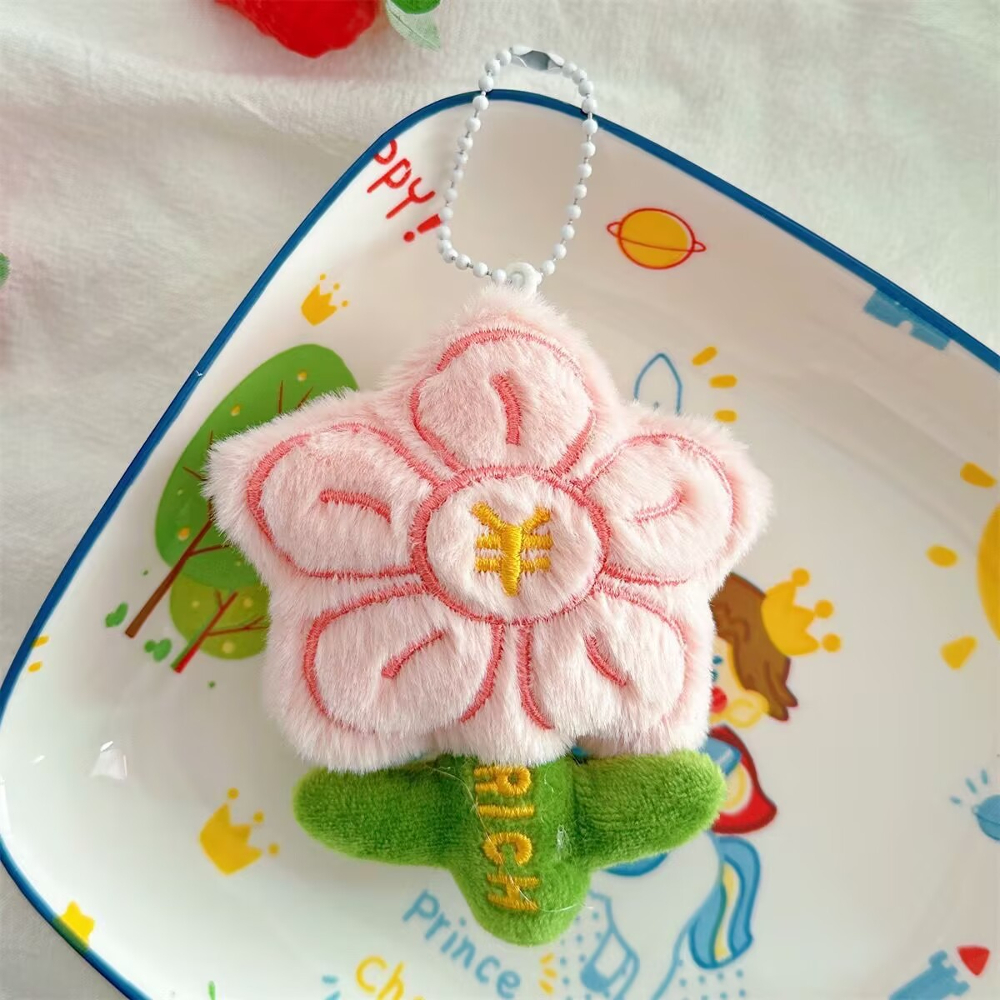 Pink Handmade Sakura Keychain  - Supply Florist reseña y precio