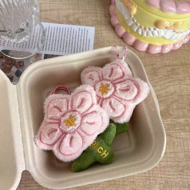 Pink Handmade Sakura Keychain  - Supply Florist reseña y precio